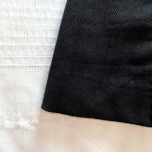 THEORY BLACK SILK BONBI FRONT ZIP SLEEVELESS A-LINE FIT & FLARE DRESS - 8 - Picture 9 of 10